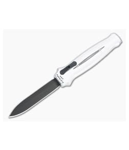 Piranha P20 Rated-X Double Edge Tactical PVD 154CM Silver Double Action OTF Automatic - PRN-20ST 1