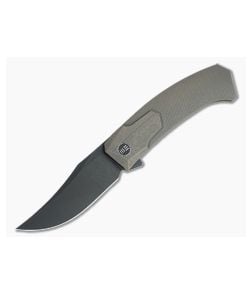 WE Knives Shuddan Flipper Black 20CV Bronze Titanium Folder WE21015-3 - WE-WE21015-3 1