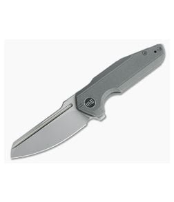 WE Knives Starhawk Flipper Blasted 20CV Stonewashed Gray Titanium Folder WE21017-1 - WE-WE21017-1 1