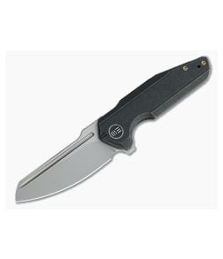 WE Knives Starhawk Flipper Blasted 20CV Stonewashed Black Titanium Folder WE21017-3 - WE-WE21017-3 1