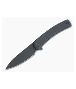 WE Knives Upshot Limited Black Stonewashed 20CV Titanium Frame Lock Flipper 2102B - WE-2102B 1