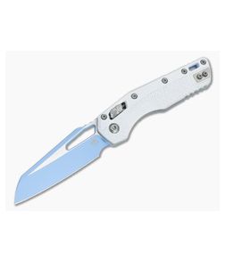 Microtech MSI S/E White Polymer Sky Blue Blade - MT-210T-1PMCWH-Y7 1