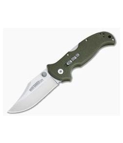 Cold Steel Bush Ranger Lite OD Green Lock Back Folder 21A - CS-21A 1