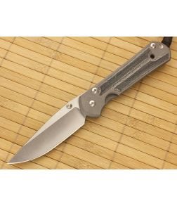 Chris Reeve Large Sebenza 21 Micarta Inlay - CRK-21SBLGMC 1