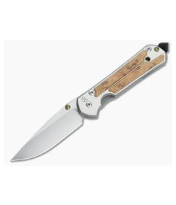 Chris Reeve Small Sebenza 21 Thuya Burl Wood Inlays 013 - CRK-21SBSM-013 1