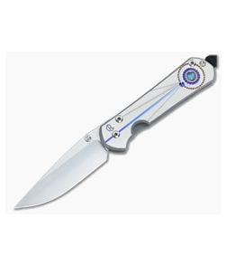 Chris Reeve Small Sebenza 21 Unique Graphic Triple Mosaic Opal X029 - CRK-S21-X029 1