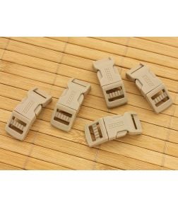 1/2" Khaki Side Release Buckle - 5 Pack - AC-220K 1