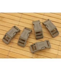 1/2" OD Green Side Release Buckle - 5 Pack - AC-220OD 1