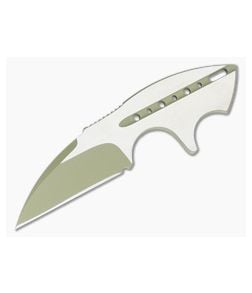 Todd Begg 2-Tone Tree Frog Desert Sage Cerakote Neck Knife - CU-2230 1
