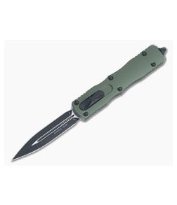 Microtech Dirac OD Green Double Edge Black M390 Top Slide OTF Automatic Knife 225-1OD - MT-225-1OD-M390 1