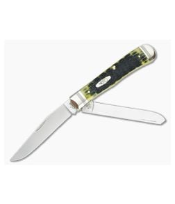 Case Trapper Crandall Olive Green Jigged Bone 22541 - CA-22541 1