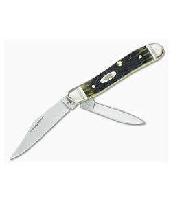 Case Peanut Crandall Olive Green Jigged Bone 22544 - CA-22544 1