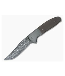 Chuck Gedraitis Tanto Accentor Damascus & Zirconium - CU-2290 1