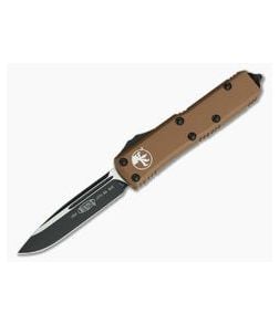 Microtech UTX-85 S/E Tan Black CTS-204P Drop Point OTF Automatic Knife 231-1TA - MT-231-1TA-204P 1