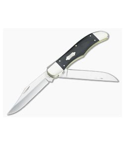Case Folding Hunter Black Canvas Handle w/ Leather Sheath 23131 - CA-23131 1