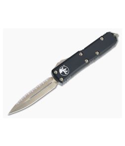 Microtech UTX-85 D/E Double Edge Bronzed Full Serrated M390 OTF Automatic Knife 232-15 - MT-232-15 1