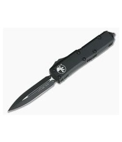 Microtech UTX-85 Tactical Black Plain Double Edge M390 OTF Automatic Knife 232-1T - MT-232-1T-1 1