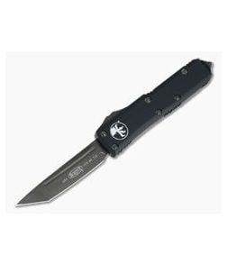 Microtech UTX-85 Tanto Black DLC Tactical CTS-204P Plain Edge DLC Hardware OTF Automatic Knife 233-1DLCT - MT-233-1DLCT-204P 1