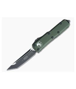 Microtech UTX-85 Tanto Black M390 Plain Edge OTF Automatic Knife 233-1OD - MT-233-1OD-M390 1