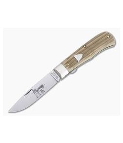 Tidioute #23 Trapper Single Blade Liner Lock Woodland Micarta 235120LL - GEC-235120LL-WM 1