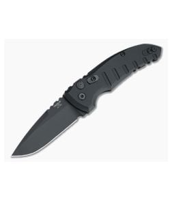 Hogue A01 MicroSwitch Black Drop Point Auto - HO-24116 1