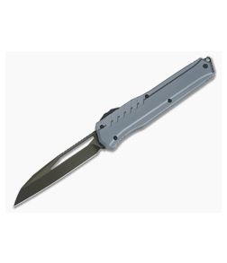 Microtech Cypher MK7 S/E Gray DLC Standard Wharncliffe OTF Automatic Knife 241M-1DLCGY - MT-241M-1DLCGY 1