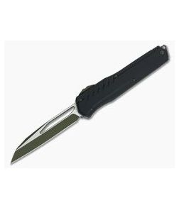 Microtech Cypher MK7 S/E Green Standard Wharncliffe OTF Automatic Knife 241M-1GRB - MT-241M-1GRB 1