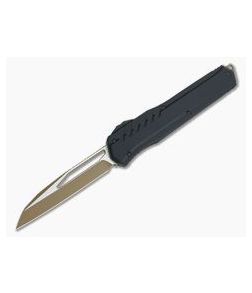 Microtech Cypher MK7 S/E Tan Black Hardware Wharncliffe OTF Automatic Knife 241M-1TNBK - MT-241M-1TNBK 1