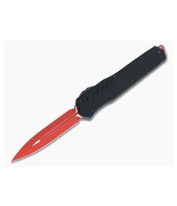 Microtech Cypher MK7 D/E Red Double Edge OTF Automatic Knife 242M-1RDBK - MT-242M-1RDBK 1