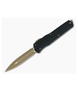 Microtech Cypher MK7 D/E Tan Double Edge Tan Hardware OTF Automatic Knife 242M-1TNB - MT-242M-1TNB 1