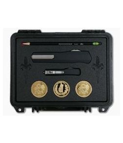 Microtech John Wick Continental Set D/E Cypher Spartan UTX-70 Stonewashed w/ Coins and Pelican Case - MT-245-10JW 1