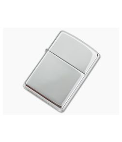 Zippo Lighter High Polish Chrome with Crown Stamp - ZI-24750 1