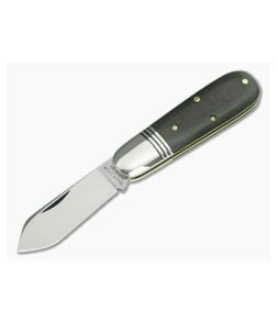 Tidioute Cutlery #25 Barlow OD Green Linen Micarta - GEC-252117-GLM 1