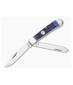 Buck Creek Trapper Blue Pick Bone Slip Joint 254BLPB - BC-254BLPB 1