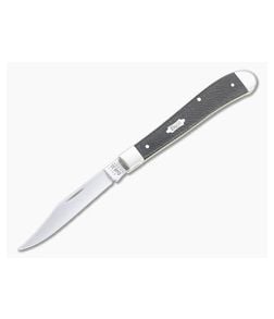 Case Slimline Trapper Smooth Black Sycamore Wood Slip Joint 25575 - CA-25575 1