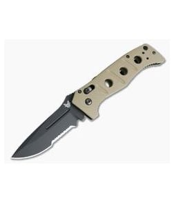 Benchmade 2750SBKSN Auto Adamas Sand Tan Black Serrated D2 Automatic Tactical Folding Knife - BM-2750SBKSN 1