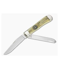 Case Trapper Tree of Life Smooth Natural Bone Slip Joint Folder 27525 - CA-27525 1