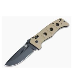 Benchmade 275 Adamas Tan Handle Black Plain Blade - BM-275BKSN 1