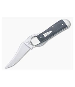 Case Russlock Smooth Black Micarta Liner Lock Folder 27734 - CA-27734 1
