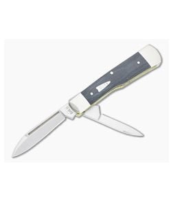 Case Gunstock Smooth Black Micarta Slip Joint Folder 27735 - CA-27735 1