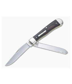 Case Trapper Black and Red Micarta Slip Joint Folder 27850 - CA-27850 1