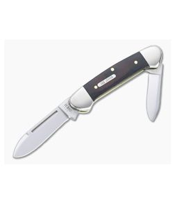 Case Baby Butterbean Black and Red Micarta Slip Joint 27854 - CA-27854 1