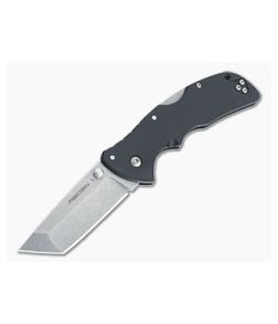 Cold Steel Mini Recon 1 Tanto Point Stonewashed AUS-10A Black GRN Tri-Ad Lock Folder 27BAT - CS-27BAT 1