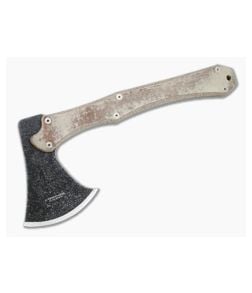 Condor Tool & Knife Mountain Pass Axe 1075 Natural Micarta Hatchet CTK2836-4.25HC - CTK-2836-4.25HC 1