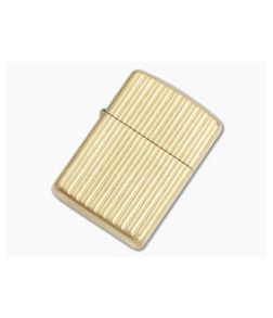 Zippo Lighter Engine Turn 1 Armor Tumbled Brass - ZI-28638 1