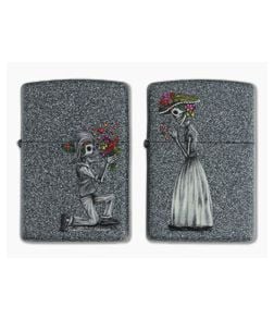 Zippo Windproof Lighter Day of the Dead Skulls Set - ZI-28987 1
