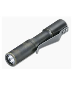 CWF Micro Click Custom Flashlight Patina Brass 4000k 219C LED CWF-028 - CWF-028 1