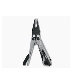 SOG Flash MT Silver + Black Assisted Black D2 Blade Compound Leverage Pocket Multi-tool 29-55-01-41 - SOG-29-55-01-41 1