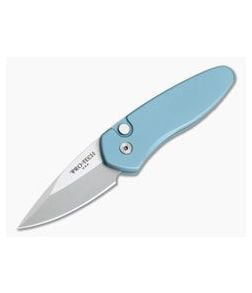Protech Knives Sprint Teal California Legal Auto MOP Button Stonewashed S35VN 2905-TEAL - PT-2905-TEAL 1