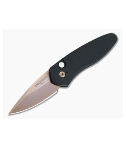 Protech Knives Sprint Black Rose Gold S35VN MOP Button California Legal Automatic 2907-RG - PT-2907-RG 1